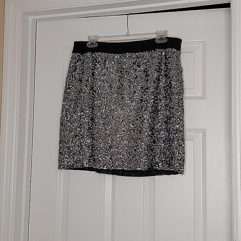 Inc. Int. Sequin Mini Skirt, Size 10, Cyber Monday